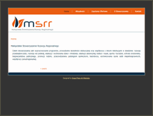 Tablet Screenshot of msrr.pl
